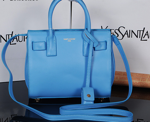 Cheap YSL BAGS 2014-Saint Laurent mini bag 2014 in blue