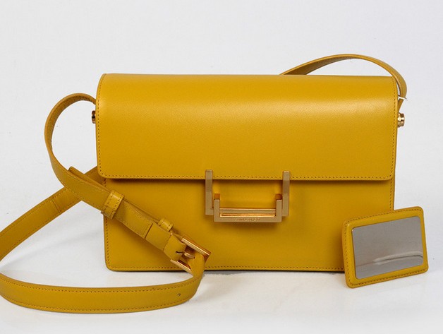 2013 YSL Classic Medium Lulu Bag in mango leather