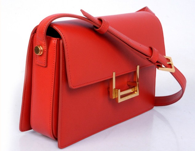 2013 YSL Classic Medium Lulu Bag in Red leather - Click Image to Close