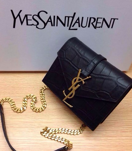 2014 Saint Laurent Monogramme Saint Laurent Candy Bag in black ...  
