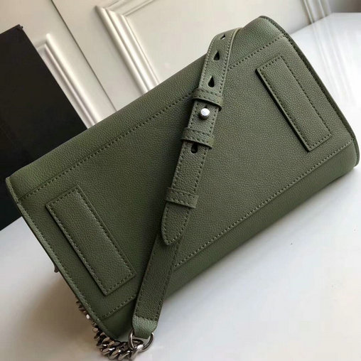 2017 Saint Laurent Baby Sac De Jour Duffle Bag in Green Grained Leather - Click Image to Close