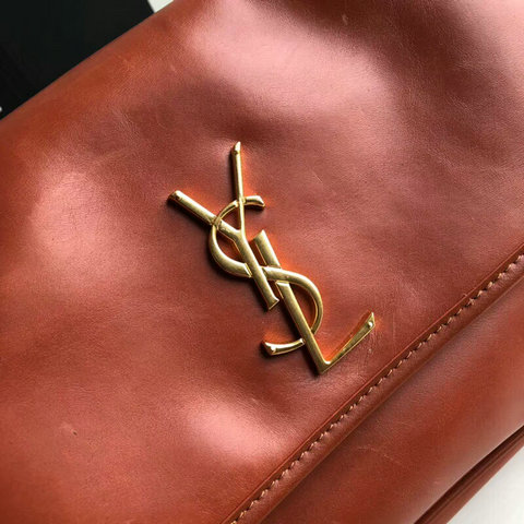 2018 S/S Saint Laurent Medium Niki Chain Bag in Cognac Calf Leather - Click Image to Close