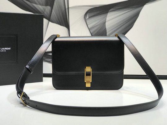 2019 Saint Laurent CARRE satchel in smooth leather