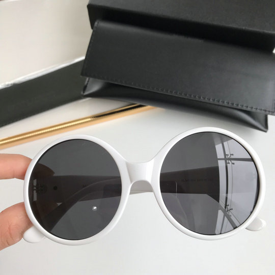 2019 Saint Laurent SL M1 Oversized Round Sunglasses
