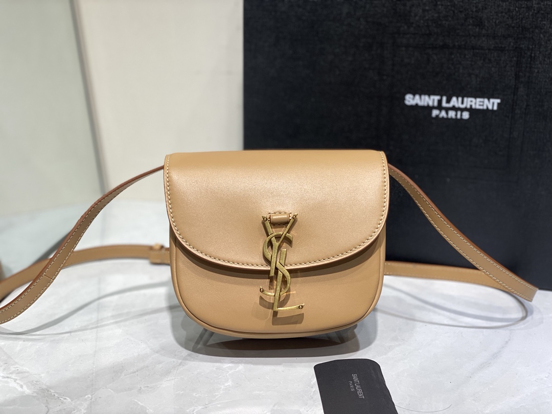 2020 Saint Laurent Kaia Small Satchel in smooth vintage leather