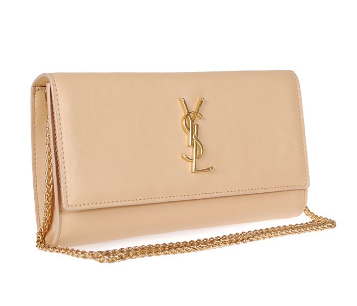 -2014 Discount YSL clutch bag apricot,Ysl bags on sale - Click Image to Close