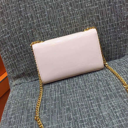 2015 New Saint Laurent Bag Cheap Sale-YSL Classic Small Monogram Saint Laurent Satchel in Pink Patent leather - Click Image to Close