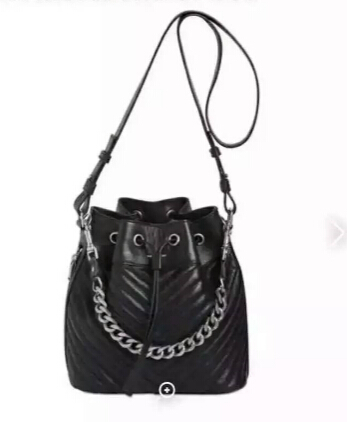 2016 New Saint Laurent Bag Cheap Sale-Saint Laurent Medium Emmanuelle Bucket Bag in Black Quailted Leather