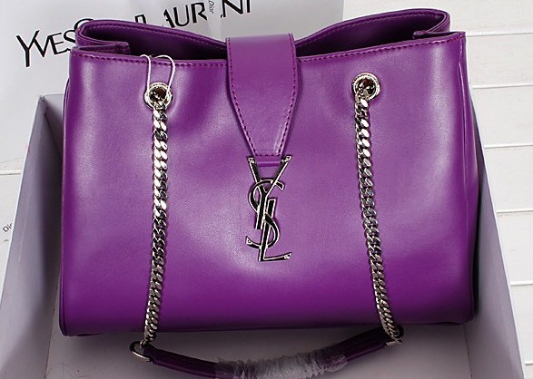 2014 New YSL shoulder bags in purple,YSL BAGS 2014