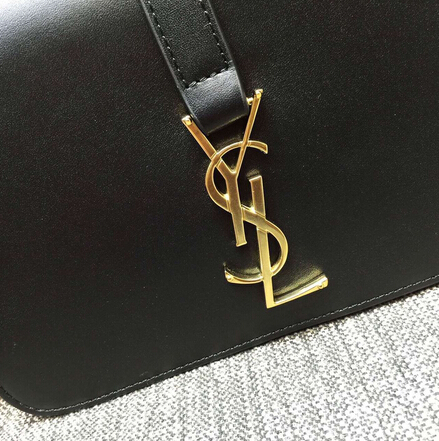 2015 New Saint Laurent Bag Cheap Sale-Saint Laurent Classic Medium Monogram UNIVERSITE BAG in Black Leather - Click Image to Close