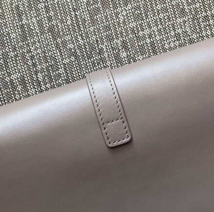 2015 New Saint Laurent Bag Cheap Sale-Saint Laurent Classic Medium Monogram UNIVERSITE BAG in Grey Leather - Click Image to Close