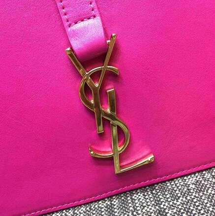 2015 New Saint Laurent Bag Cheap Sale-Saint Laurent Classic Medium Monogram UNIVERSITE BAG in Rose Leather - Click Image to Close
