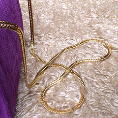 2015 New Saint Laurent Bag Cheap Sale- YSL Chain Bag in Purple Nubuck Leather YSL12116 - Click Image to Close