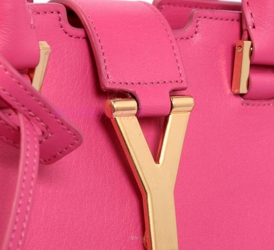 2013 Cheap Saint Laurent Petit Cabas Y in Peony Leather - Click Image to Close