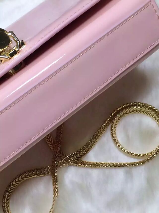 2015 New Saint Laurent Bag Cheap Sale-Classic Monogram Saint Laurent Tassel Satchel in Blossom Pink Patent Leather - Click Image to Close