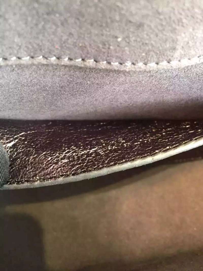 2016 Saint Laurent Bags Cheap Sale-Saint Laurent Classic Tassel Satchel in Purple Metallic Leather - Click Image to Close