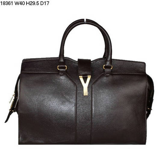 YSL Cabas 2012-Yves Saint Laurent Cabas Chyc In Coffee 738149