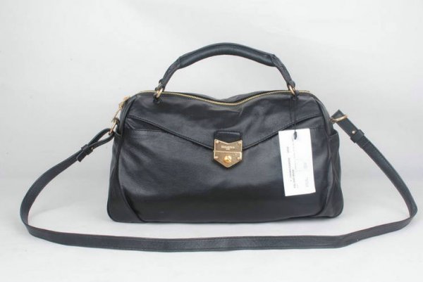 Cheap YSL Handbags-Yves Saint Laurent Dandy Bag In Black Textured Leather 160447