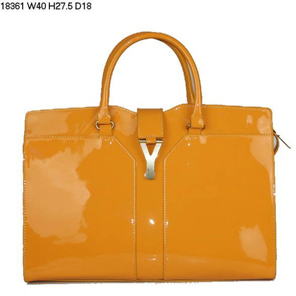 YSL Cabas 2012-Yves Saint Laurent Cabas Chyc In Yellow 738151