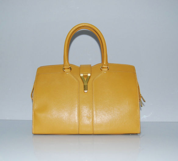YSL Cabas 2012-Yves Saint Laurent Cabas Chyc In Apricot Women's Top Handle Bag 136126
