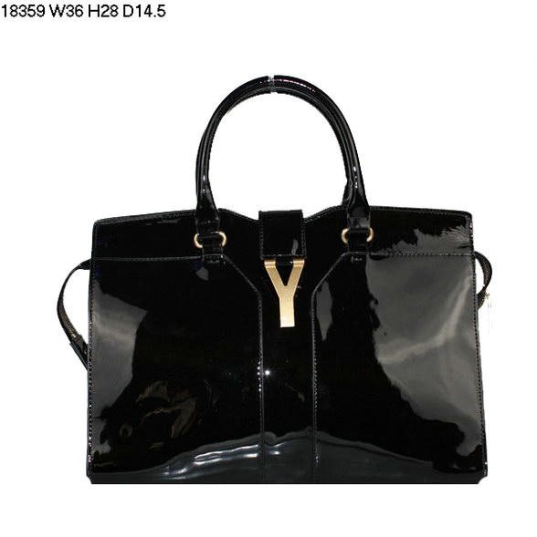 YSL Cabas 2012-Yves Saint Laurent Cabas Chyc In Black 738163