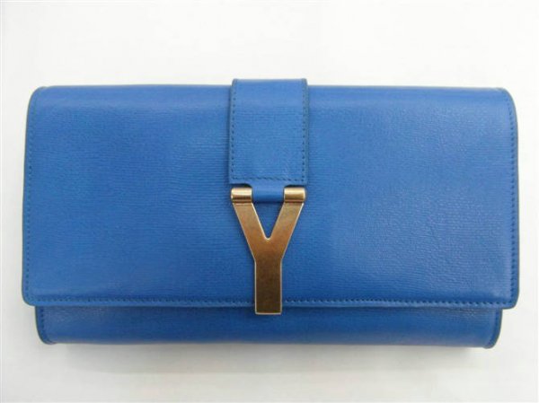 YSL Bags 2013-Yves Saint Laurent Clutch In Blue 158301