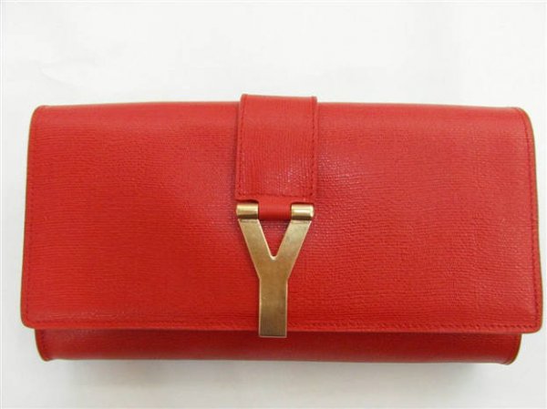 YSL Bags 2013-Yves Saint Laurent Clutch In Red 158276