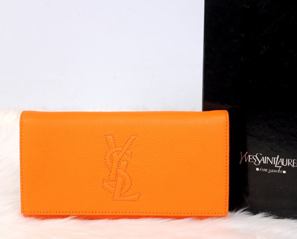 2013 YSL Clutches in orange,YSL Bags 2013 online
