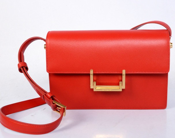 2013 YSL Classic Medium Lulu Bag in Red leather