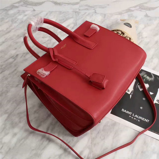 2013 Yves Saint Laurent Classic Sac De Jour bag red,YSL BAGS SALE - Click Image to Close