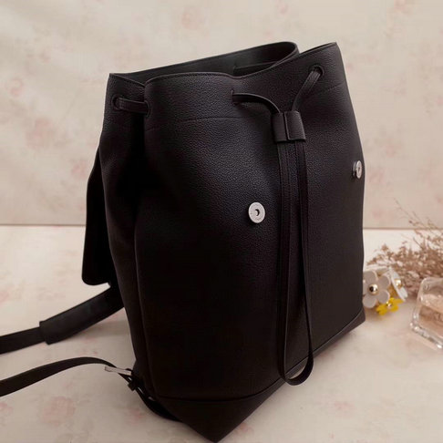 2017 A/W Saint Laurent Sac De Jour Souple Backpack in Black Grained Leather - Click Image to Close