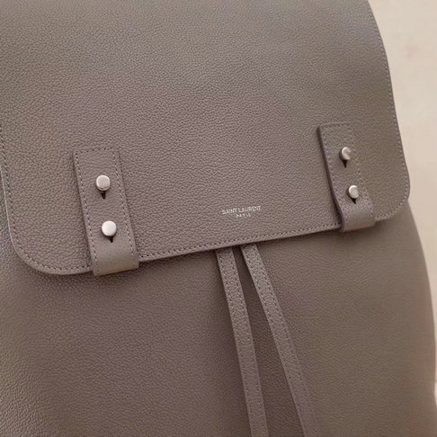 2017 A/W Saint Laurent Sac De Jour Souple Backpack in Grey Grained Leather - Click Image to Close