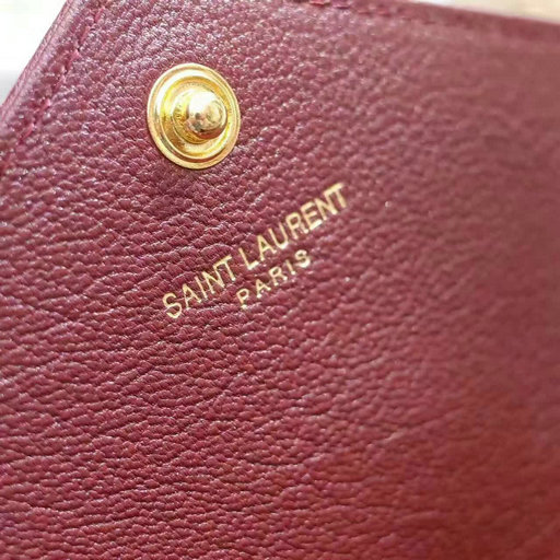 2017 S/S Saint Laurent Large Monogram Flap Wallet in Mixed Matelasse Leather - Click Image to Close