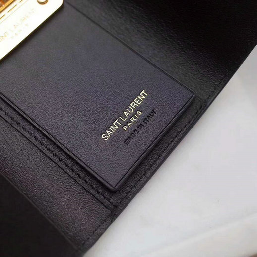 2018 S/S Saint Laurent 6 Key Holder in Black Calfskin Leather - Click Image to Close