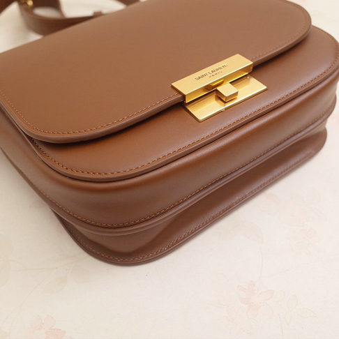 2018 S/S Saint Laurent Betty Satchel in Deep Moka Smooth Leather - Click Image to Close