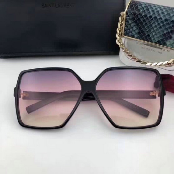 Saint Laurent New Wave 232 Betty Sunglasses with oversized rectangular frame