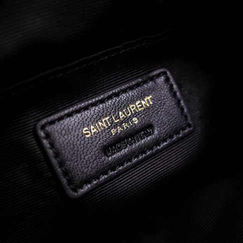 2018 Saint Laurent Lou Belt Bag in Black Leather - Click Image to Close