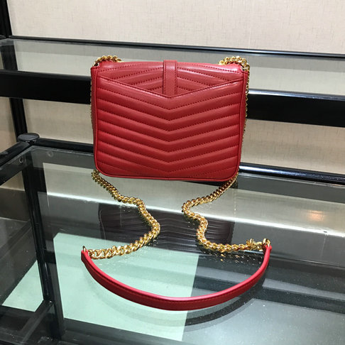 2018 S/S Saint Laurent Sulpice Small Bag in Red Matelasse Leather - Click Image to Close