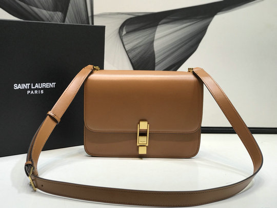 2020 Saint Laurent CARRE satchel in smooth leather
