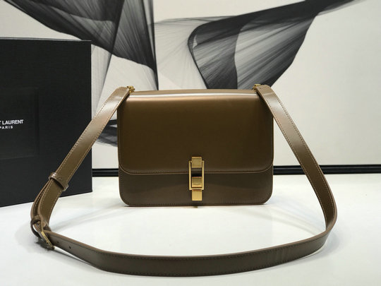 2019 Saint Laurent CARRE satchel in smooth leather