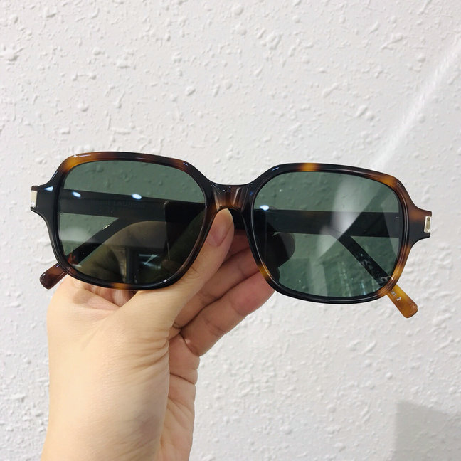 2020 Saint Laurent New Wave SL 292 Sunglasses with rectangular frames