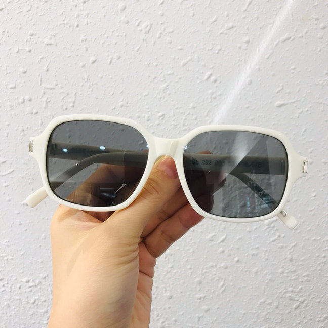 2020 Saint Laurent New Wave SL 292 Sunglasses with rectangular frames