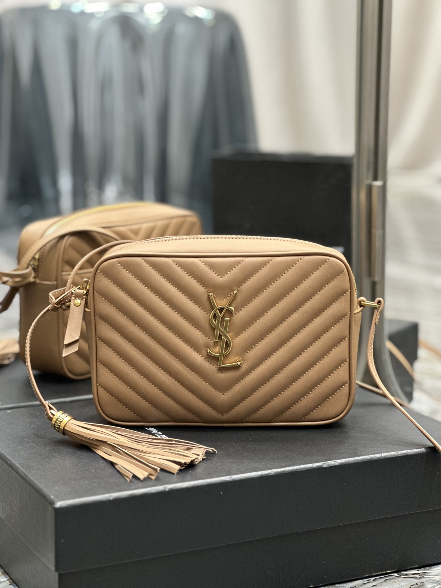 2023 YSL lou camera bag in quilted leather