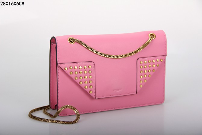 YSL Bags 2013,CLASSIC SAINT LAURENT MEDIUM BETTY CLOUS BAG IN PINK LEATHER - Click Image to Close