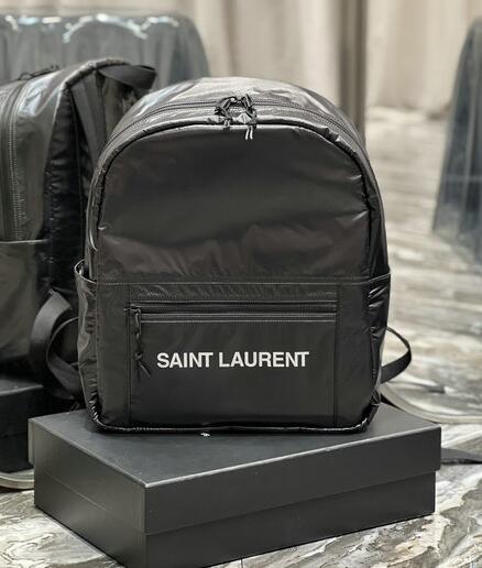 2022 cheap Saint Laurent Nuxx Backpack in Black Nylon