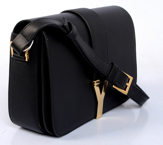 2012 Yves Saint Laurent Chyc Long Strap Shoulder Bag-black,YSL online - Click Image to Close