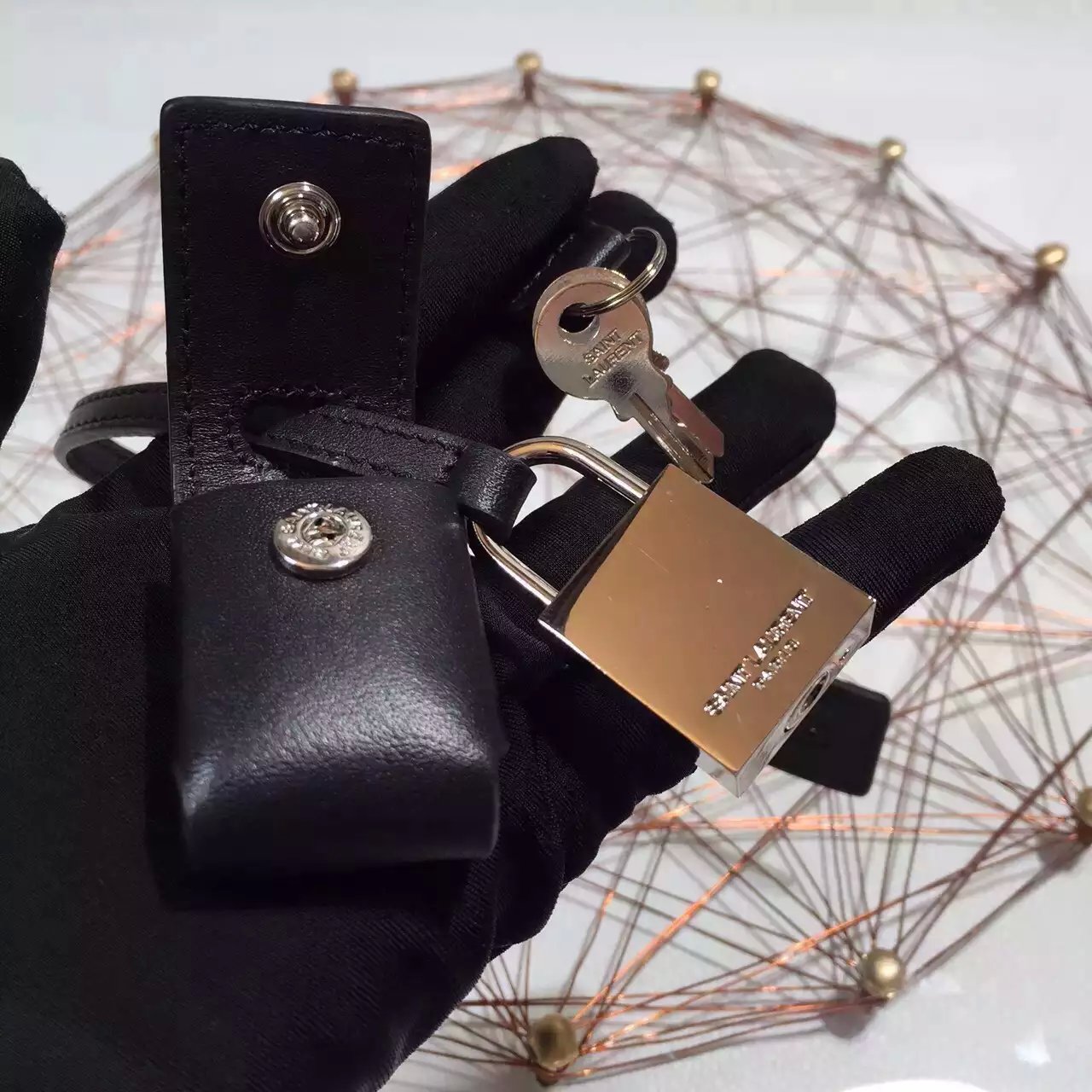 2015 New Saint Laurent Bag Cheap Sale-Saint Laurent Classic 32cm Sac De Jour Bag in Black Calf Leather with Star Studs - Click Image to Close