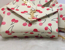 2015 New Saint Laurent Bag Cheap Sale - YSL Cherry Design Classic Monogramme Shoulder Bag Y0128W