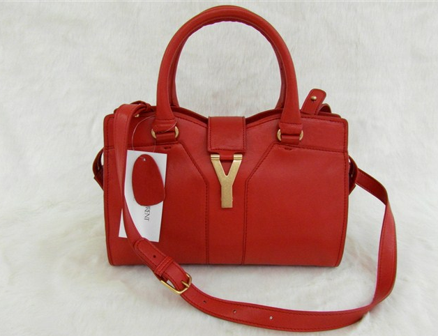 YSL 2013,Cheap YSL small cabas tote in Red on sale,