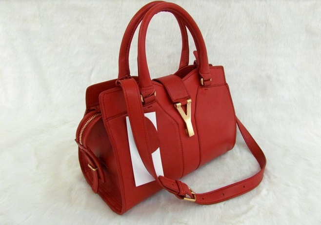 YSL 2013,Cheap YSL small cabas tote in Red on sale, - Click Image to Close
